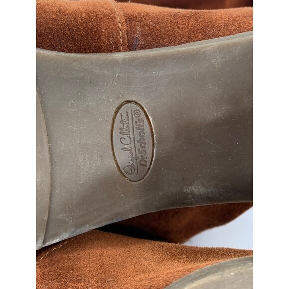 DR. SCHOLL'S Women's Cognac Leather Lydia Round-Toe Knee-High Boots SZ 7.5 - Picture 10 of 12